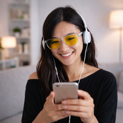 AlightBlue® - Lunette de Protection Verre Jaune Unisexe