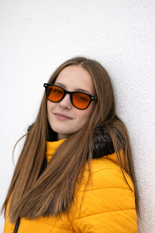 AlightBlue® - Lunette de Protection Verre Orange Unisexe